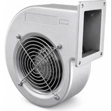 Badem10 Aks 160-50 Salyangoz Aspiratör 245W Yüksek Debili Metal Gövde Endüstriyel Havalandırma Fanı - Gri