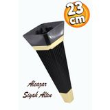 Badem10 Alcazar Lüks Mobilya Kanepe Tv Ünitesi Koltuk Ayağı Konsol Ayakları 23 Cm Siyah Altın