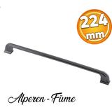 Badem10 Alperen Mobilya Mutfak Dolabı Çekmece Dolap Kapak Kulpu Düz 224 mm Kulbu Füme Metal Kulp