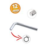 Badem10 Altıgen Köşeli Allen Alyan Anahtarı 12 Mm Vida Somun Sıkma Sökme Metal 1 Adet