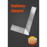Badem10 Alüminyum 15 cm 6 inch Kaynakçı L Gönye Marangoz Fayansçı Kaynakçı L Cetveli