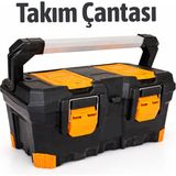 Badem10 Alüminyum Saplı 20 Inç Takım Çantası Dayanıklı Geniş Iç Hacimli Profesyonel El Alet Çantası - Renkli