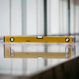 Badem10 Aluminyum Su Terazisi 40 Cm İnşaat Duvar Fayans Marangoz Mühendislik Ölçüm Eğim Ölçü Eğik Ölçme