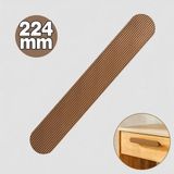 Badem10 Anzer Çizgili Bronz Çekmece Kulp 224 mm Metal Modern Dolap Gardırop Kulbu Mutfak Banyo Aksesuarı