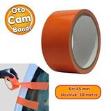 Badem10 Araba Araç Oto Cam Sabitleme Tamir Montaj Bandı İz Bırakmaz Maskeleme Güçlü Bant 45 mm x 30 Metre