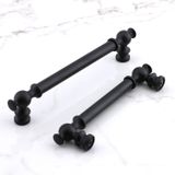Badem10 Arya 128 Mm Siyah Metal Kulp Mobilya Mutfak Çekmece Dolap Dolabı Kapak Kulbu Kulpları Kulpu 128 Mm