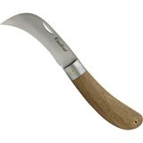 Badem10 Aşı Bıçağı Eğri Uçlu Ara Çakı Bağ Bıçağı Paslanmaz Çelik 21 cm