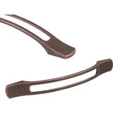 Badem10 Aslı Antik Bakır Metal 128 mm Mobilya Dolap Kapak Çekmece Kulpu