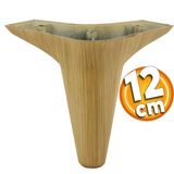 Badem10 Aspen 12 cm Açık Kahverengi Ahşap Desenli Baza Mobilya Kanepe Sehpa TV Ünitesi Koltuk Ayağı