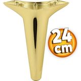 Badem10 Aspen Gold Altın Renk 24 cm Plastik Mobilya Kanepe Sehpa Tv Ünitesi Baza Koltuk Ayağı