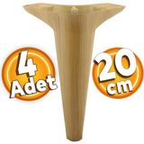 Badem10 Aspen Lüks Mobilya Kanepe Koltuk Tv Ünitesi Baza Ayağı Ayakları 20 Cm (4 Adet) - Mobilya Hırdavatı