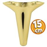 Badem10 Aspen Lüks Mobilya Kanepe Koltuk Tv Ünitesi Baza Çekyat Yükseltici Ayağı Ayakları 15 Cm Altın Ayak