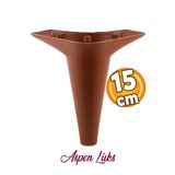 Badem10 Aspen Lüks Mobilya Kanepe Koltuk Tv Ünitesi Baza Yükseltici Ayağı Ayakları 15 Cm Kahverengi Ayak