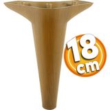 Badem10 Aspen Lüks Mobilya Kanepe Koltuk Tv Ünitesi Baza Yükseltici Ayağı Ayakları 18 Cm Ahşap Desenli Ayak