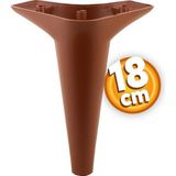 Badem10 Aspen Lüks Mobilya Kanepe Koltuk Tv Ünitesi Baza Yükseltici Ayağı Ayakları 18 Cm Ayak