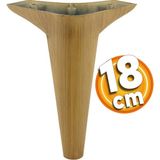 Badem10 Aspen Lüks Mobilya Kanepe Koltuk Tv Ünitesi Baza Yükseltici Ayağı Ayakları 18 Cm Kahverengi Desenli