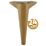 Badem10 Aspen Lüks Mobilya Kanepe Koltuk Tv Ünitesi Konsol Yükseltici Ayağı Ayakları 24 Cm Açık Kahverengi