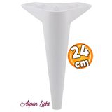 Badem10 Aspen Lüks Mobilya Kanepe Koltuk Tv Ünitesi Konsol Yükseltici Ayağı Ayakları 24 Cm Beyaz Ayak
