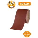 Badem10 Bant Rulo Zımpara Ahşap Metal Zımparası 60 Kum 0,5 metre