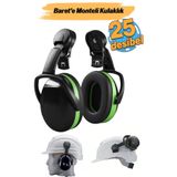 Badem10 Barete Takılabilir Kulak Işitme Koruyucu Manşonlu Kulaklık Gürültü Önleme 25 Db Ses Koruma 1 Adet