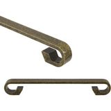 Badem10 Barida Antik Sarı Metal 128 mm Mobilya Dolap Kapak Çekmece Kulpu