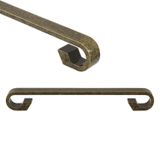 Badem10 Barida Mobilya Antik Sarı Metal 128 mm Dolap Kapak Çekmece Kulbu