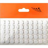 Badem10 Bazlı Darbe Ses Kapı Stoperi Keçe Yapışkanlı 10 Mm (50'Li Paket) Dolap Kapak Çekmece Daire Beyaz