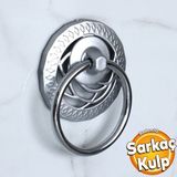 BADEM10 Belen Sarkaç Dolap Çekmece Kulpu Kulbu Metal Krom Halka Kulp