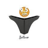 Badem10 Bellona Rose Lüks Mobilya Kanepe Sehpa Tv Ünitesi Çekyat Koltuk Ayağı 9.5 Cm Siyah Baza Ayakları
