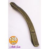 Badem10 Berilay (128 Mm - 12.8 Cm) Eskitme Antik Sarı Metal Mobilya Mutfak Dolabı Dolap Kulpu Kulbu Kulpları