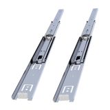 Badem10 Bilyalı Metal En 3.6 cm Uzunluk 30 cm Dolap Çekmece Rayı
