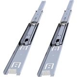 Badem10 Bilyalı Metal En 4.3 cm Uzunluk 35 cm Dolap Çekmece Rayı