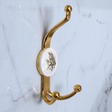 Badem10 Boncuk Gold Altın Askı Dolap Askılık Askılığı Banyo Mutfak Askısı Duvar Kapı Elbise Kıyafet Vestiyer