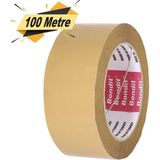 BADEM10 Bondit Kahverengi Koli Bandı 45 mm x 100 mt Güçlü Yapışkanlı 1 Adet Kopmayan Bant