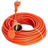 Badem10 Bylion 10 Metre Seyyar Uzatma Kablosu 3x1.5 mm Turuncu Kablo CCA Kablo - yok