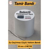 Badem10 Çatı Izolasyon 9.6 Cm X 2 Mt Su Sızdırmazlık Geçirmezlik Yalıtım Çamur Tamir Boru Bant Bandı