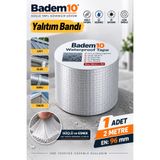 Badem10 Çatı Izolasyon 9.6 Cm X 2 Mt Su Sızdırmazlık Geçirmezlik Yalıtım Çamur Tamir Boru Bant Bandı