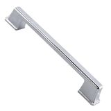 Badem10 Cemre 160 mm Krom Metal Çekmece Mutfak Dolap Kapak Kulpu
