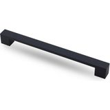Badem10 Cemre 224 mm Mat Siyah Metal Çekmece Mutfak Dolap Kapak Kulbu