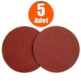 Badem10 Cırt Zımpara Spiral Avuç Taşlama 115 mm (5 Adet) - 100 Kum