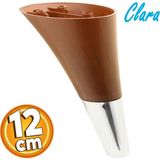 Badem10 Clara Kahverengi Krom Renk 12 cm Plastik Mobilya Kanepe Sehpa Tv Ünitesi Baza Koltuk Ayağı