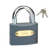 Badem10 CMC Paslanmaz 3 Anahtarlı 50 mm Döküm Asma Kilit