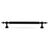 Badem10 Çukurca 70 cm Mat Siyah Metal Çekme Kolu Kapı Tutma Kulp