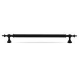 Badem10 Çukurca 80 cm Mat Siyah Metal Çekme Kolu Kapı Tutma Kulp