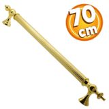Badem10 Çukurca Çekme Kolu Kapı Tutma Kulbu 70 cm Gold Altın Metal Kulp Kapı Tutamağı