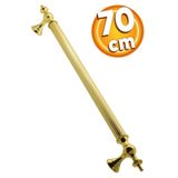 Badem10 Çukurca Sürgülü Kapı Çekme Kolu Tutma Kulpu Kulbu Çelik Dış Kapı Tutamağı Kol Gol Altın 70 Cm
