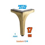 Badem10 Dekor 17 cm Antik Metal Mobilya Ayağı Sağlam Tasarım Sehpa Masa Koltuk TV Ünitesi Modern Destek Ayak