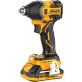 Badem10 Dmax DMX3011 20V 2.0 Ah Akülü Darbeli Vidalama Somun Sıkma ve Sökme Makinesi 220 Nm Kömürsüz Motor
