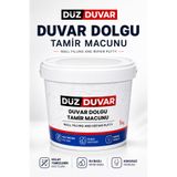 Badem10 Düz Duvar (1 KG) Duvar Tamir Dolgusu Macunu İç Mekan Duvar Çatlak Delik Tamir Dolgu Macunu