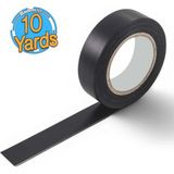 Badem10 Elektrikçi Bandı Siyah İzole Elektrik Bant Elektrik Bandı Pvc 9 Metre 19 mm